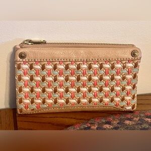 The Sak Woven Leather Wallet Clutch